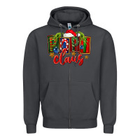 Smoke Christmas popi claus Zipper Hoodie - FaDigitalArtStudio