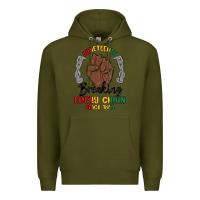 Army Green every chain since 1865 juneteenth Premium Hoodie - MaliasSmallBusiness