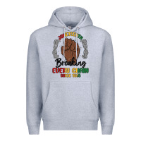 Heather Grey every chain since 1865 juneteenth Premium Hoodie - MaliasSmallBusiness