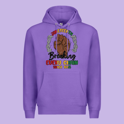 Every Chain Since 1865 Juneteenth Premium Hoodie Designed By Maliassmallbusiness