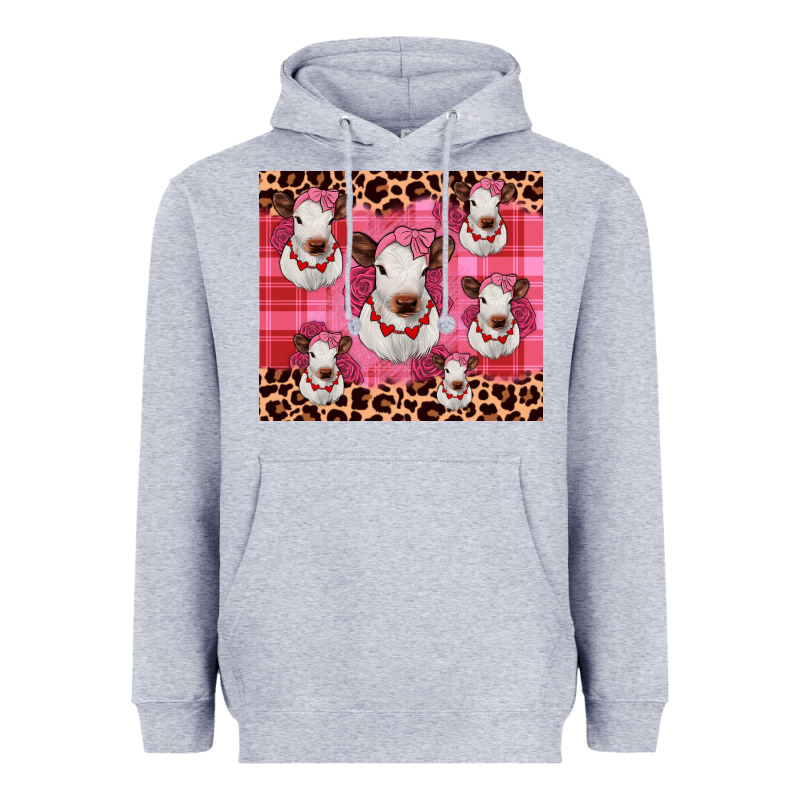 Calf Valentines Tumbler Heavyweight Hoodie by JahusDesignShop | Teevron