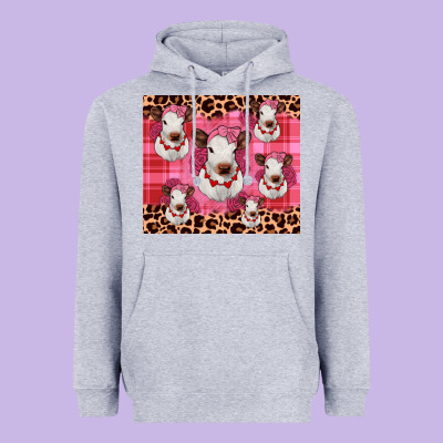 Calf Valentines Tumbler Heavyweight Hoodie Designed By Jahusdesignshop