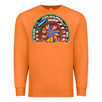 Carrot sunflower american flag leopard gemstone cowhide rainbow Premium Sweatshirt - Artiststas
