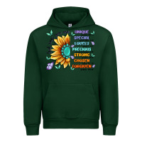 Forest Green you are inspiration Urban Hoodie - MaliasSmallBusiness