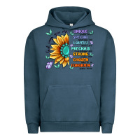 Pigment Midnight Navy you are inspiration Urban Hoodie - MaliasSmallBusiness