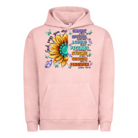 Pigment Salmon you are inspiration Urban Hoodie - MaliasSmallBusiness