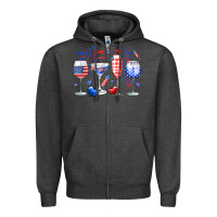 Charcoal Heather 4th of July wine glasses Zipper Hoodie - Neo Western