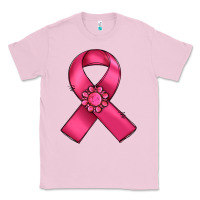 Bubblegum Pink breast cancer awareness ribbon Classic Tee - RanaPortraitStore