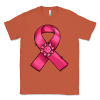 Copper breast cancer awareness ribbon Classic Tee - RanaPortraitStore