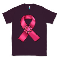 Plum breast cancer awareness ribbon Classic Tee - RanaPortraitStore