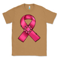 Toasted Coconut breast cancer awareness ribbon Classic Tee - RanaPortraitStore