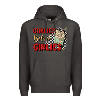 Smoke curlies before girlies Premium Hoodie - MaliasSmallBusiness