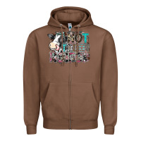 Chestnut not today heifer Zipper Hoodie - SublimationCraftShop