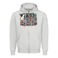 Dove Grey not today heifer Zipper Hoodie - SublimationCraftShop