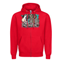 Red not today heifer Zipper Hoodie - SublimationCraftShop