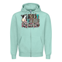 Seafoam not today heifer Zipper Hoodie - SublimationCraftShop