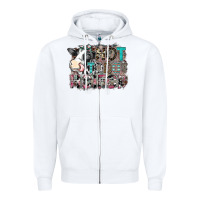 White not today heifer Zipper Hoodie - SublimationCraftShop