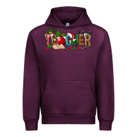 Mauve Wine christmas teacher Urban Hoodie - NancyCooperArtShop