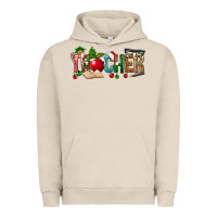 Pigment French Oak christmas teacher Urban Hoodie - NancyCooperArtShop