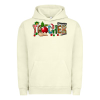 Pigment Pistachio christmas teacher Urban Hoodie - NancyCooperArtShop