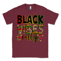 Burgundy black vibes only Classic Tee - Zillion Design Studio