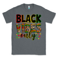 Charcoal Heather black vibes only Classic Tee - Zillion Design Studio