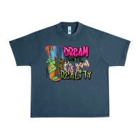 Midnight Navy Dream until it's your reality heels black fashion Urban Heavy Tee - RanaPortraitStore