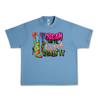Pebble Blue Dream until it's your reality heels black fashion Urban Heavy Tee - RanaPortraitStore