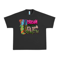 Pigment Black Dream until it's your reality heels black fashion Urban Heavy Tee - RanaPortraitStore