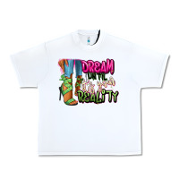 White Dream until it's your reality heels black fashion Urban Heavy Tee - RanaPortraitStore