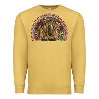 Antique Gold soldier boots camouflage leopard gemstone rainbow Premium Sweatshirt - Artiststas