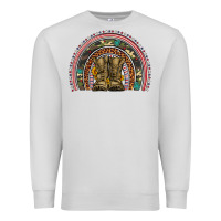 Dove Grey soldier boots camouflage leopard gemstone rainbow Premium Sweatshirt - Artiststas