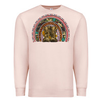 Pale Pink soldier boots camouflage leopard gemstone rainbow Premium Sweatshirt - Artiststas