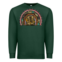 Sports Green soldier boots camouflage leopard gemstone rainbow Premium Sweatshirt - Artiststas