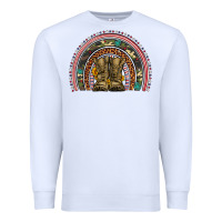 White soldier boots camouflage leopard gemstone rainbow Premium Sweatshirt - Artiststas