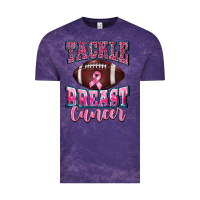 Cloud Purple tackle breast cancer Vintage Tee - BarkalooDesign
