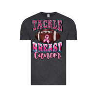 Vintage Black tackle breast cancer Vintage Tee - BarkalooDesign