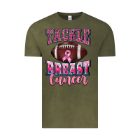 Vintage Olive tackle breast cancer Vintage Tee - BarkalooDesign