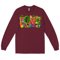 Burgundy love summer with watermelon tbw Long Sleeve Tee - texasbilliewilder