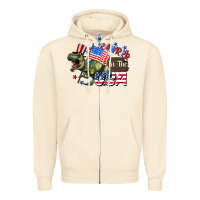 Sandshell Rawrrr in the USA 4th of july Zipper Hoodie - CowGirlArtShop