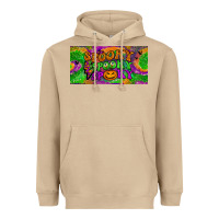Mushroom spooky license plate Heavyweight Hoodie - BundleAndBundleShop