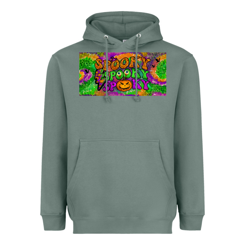 Spooky License Plate Heavyweight Hoodie by BundleAndBundleShop | Teevron