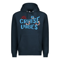 Navy cruise vibes Premium Hoodie - MaliasSmallBusiness
