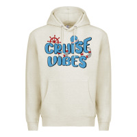 Oatmeal Heather cruise vibes Premium Hoodie - MaliasSmallBusiness