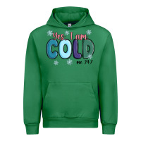 Emerald yes i am cold Urban Hoodie - MaliasSmallBusiness