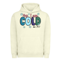 Pigment Pistachio yes i am cold Urban Hoodie - MaliasSmallBusiness