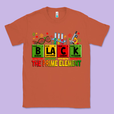 Black The Prime Element Classic Tee Designed By Zillion Design Studio