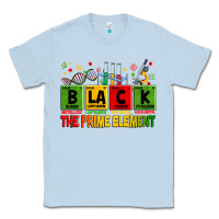 Dusty Blue black the prime element Classic Tee - Zillion Design Studio