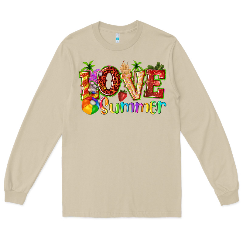 Love Summer With Strawberry Long Sleeve Tee by texasbilliewilder | Teevron