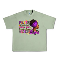 Oil Green Faith it does not make things easy Urban Heavy Tee - RanaPortraitStore